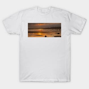 December Sunrise over The North Sea - Panorama T-Shirt